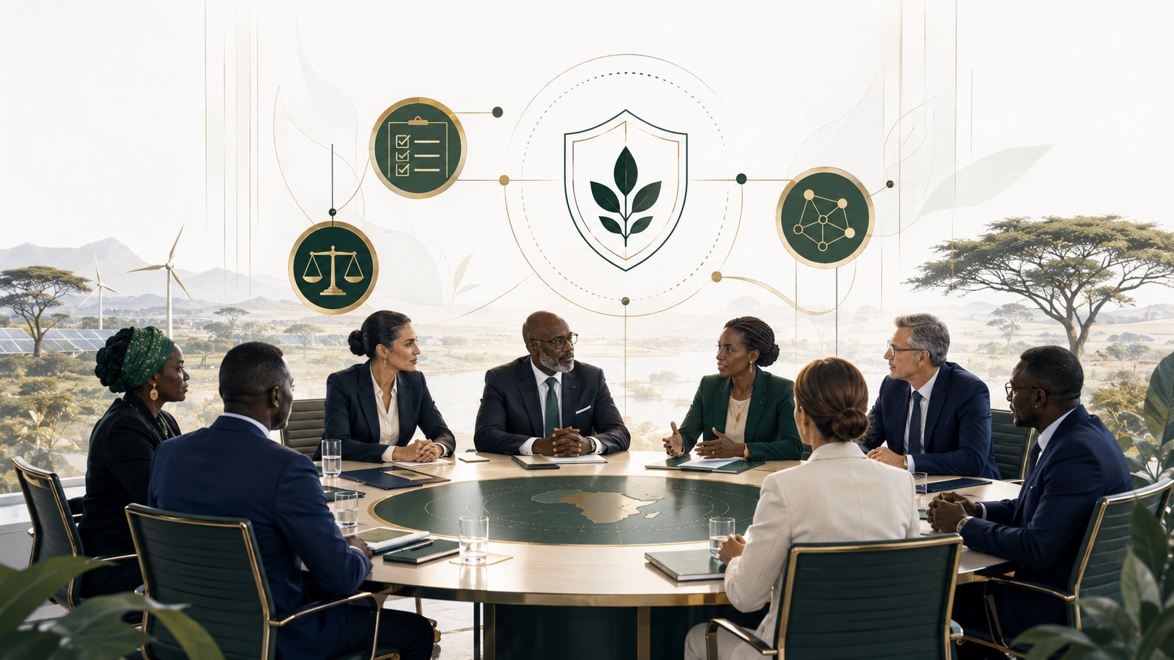 EcoAxis governance and accountability meeting